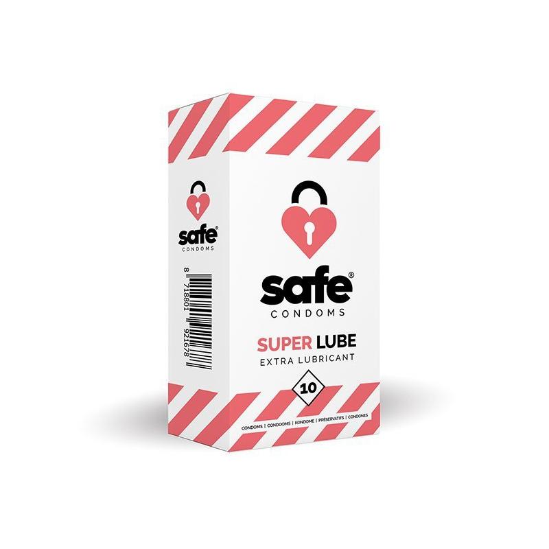 SAFE - Condoms Super Lube Extra Lubricant (10 pcs)
