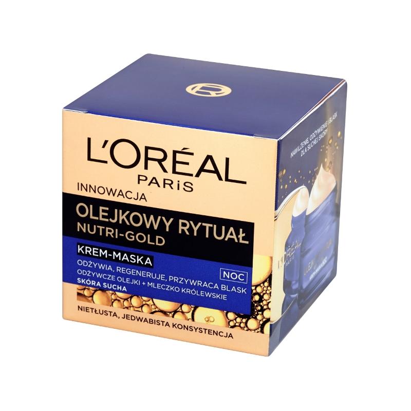 Nutri Gold Olejkowy Rytuał krem-maska do skóry suchej 50ml Nutri Gold Olejkowy Rytuał krem-maska do skóry suchej 50ml
