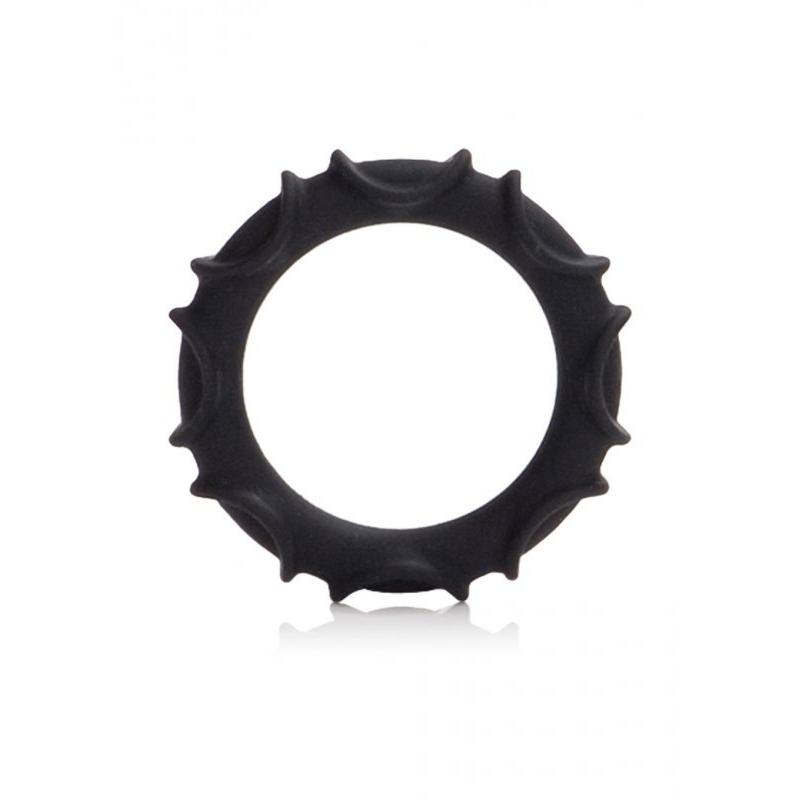 Pierścień-ATLAS SILICONE RING BLACK