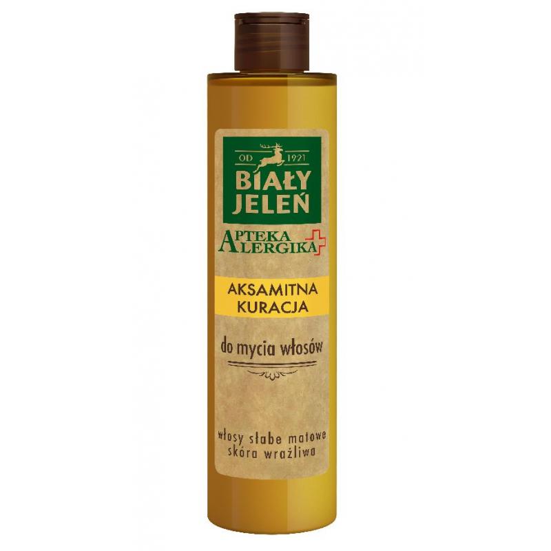 Apteka Alergika aksamitna kuracja do mycia włosów 250ml Apteka Alergika aksamitna kuracja do mycia włosów 250ml