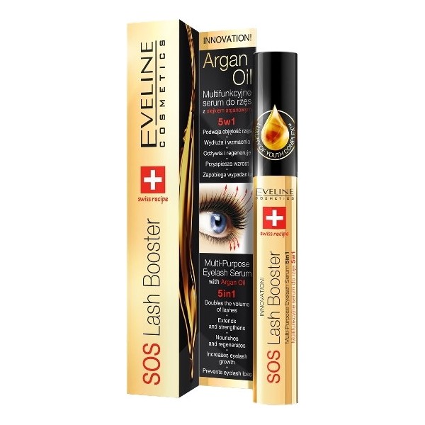 Sos Lash Booster With Argan Oil 5in1 serum do rzęs 10ml