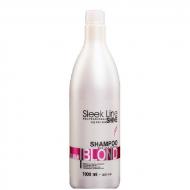 Sleek Line Blush Blond szampon nadający różowy odcień do włosów blond z jedwabiem 1000ml