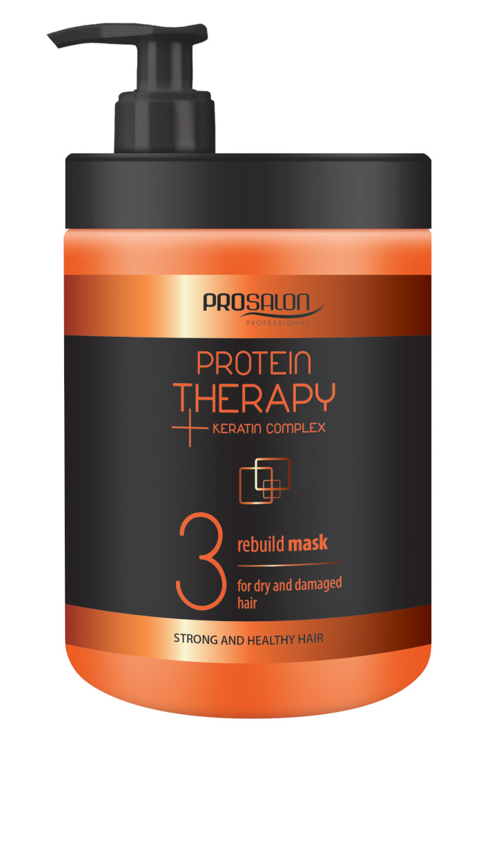 Prosalon Protein Therapy Keratin Complex 3 Mask For Dry And Damaged Hair maska odbudowująca Keratyna & Ekstrakt z Aloesu 1000g