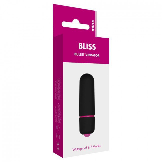 Wibrator-Me You Us Bliss 7 Mode Mini Bullet Vibrator Black