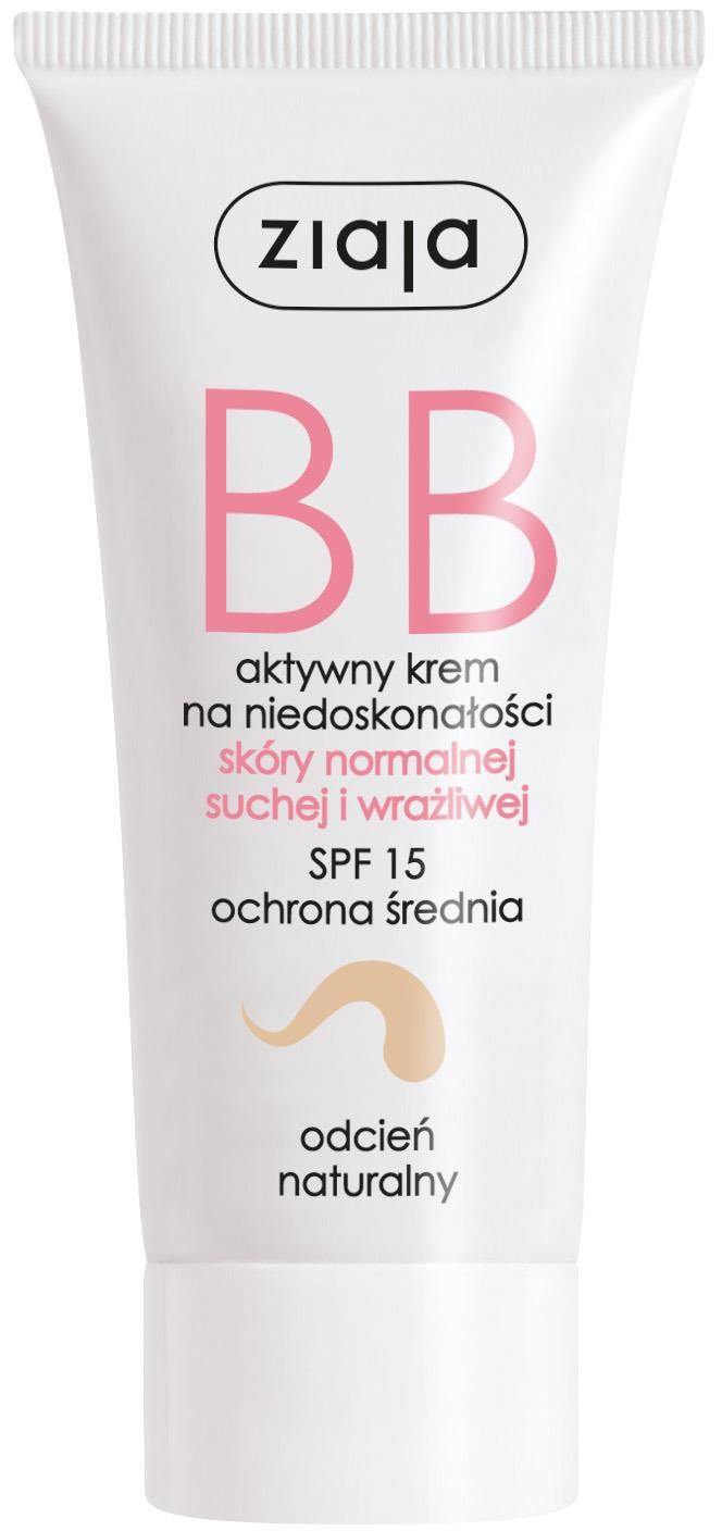 BB krem do skóry normalnej, suchej i wrażliwej odcień naturalny SPF15 50ml