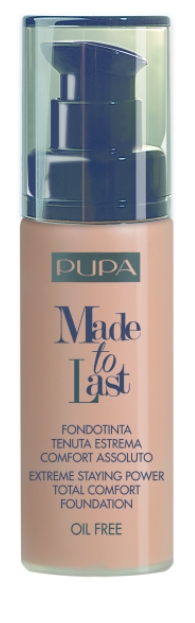 PUPA Milano Made to Last długotrwały podkład w płynie odcień 030 Natural Beige 30 ml