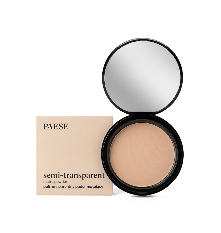 Paese Cosmetics Transparent Matte Powder Puder utrwalający 9 g Nr. 5A