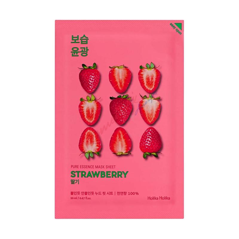Pure Essence Mask Sheet Strawberry tonizująca maseczka z ekstraktem z truskawki 20ml