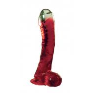 Dildo-LAZY BUTTCOCK 6.5 RED DONG