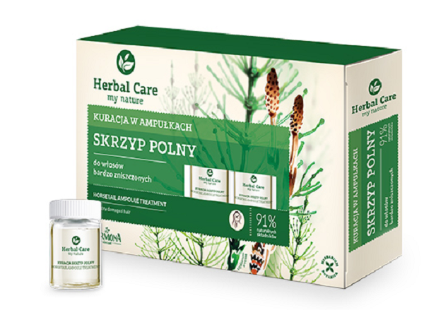 Farmona Herbal Care Horsetail intensywna kuracja do bardzo zniszczonych włosów 5 x 5 ml