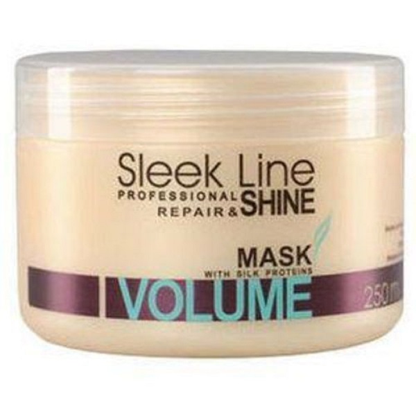 Sleek Line Repair Volume Mask maska do włosów z jedwabiem zwiększająca objętość 250ml