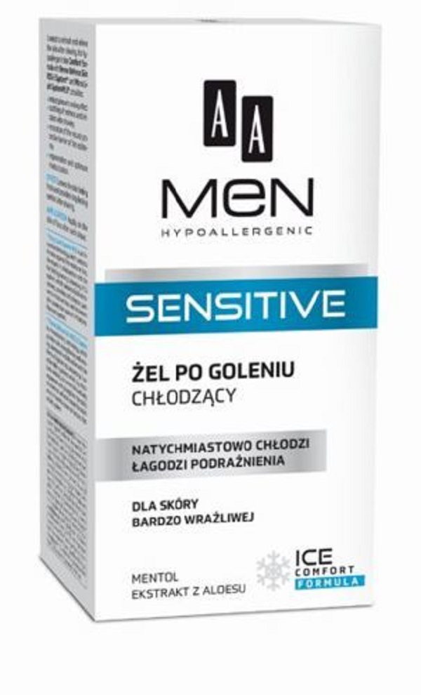 Men Sensitive Cooling After Shave Gel chłodzący żel po goleniu do skóry bardzo wrażliwej 100ml