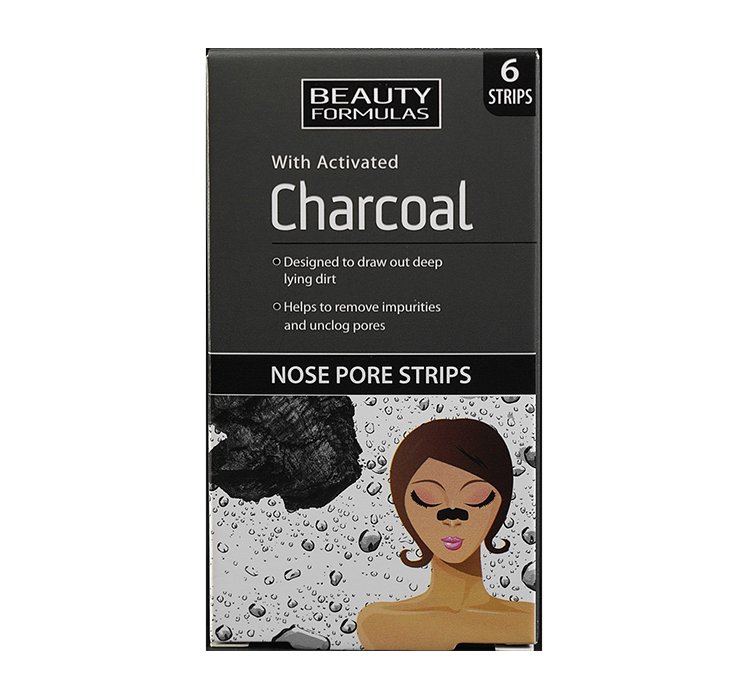 Charcoal Nose Pore Strips oczyszczające paski na nos z aktywnym węglem 6szt.