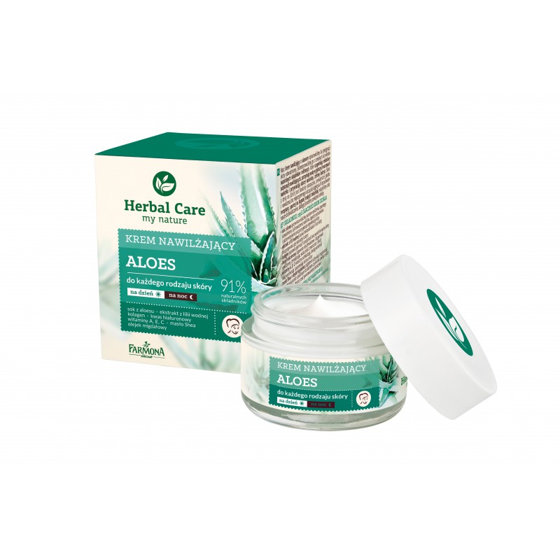 Herbal Care Aloes Moisturizing Cream krem nawilżający 50ml