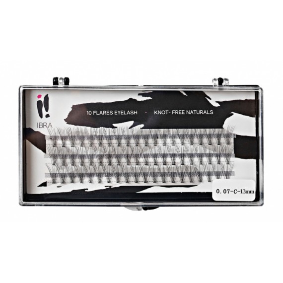 Kępki sztucznych rzęs Super Natural 0.07 C-13mm