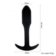 Rocket drill 3,8 inch black  anal plug 3,8  inch / 9,6 cm