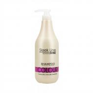 Sleek Line Colour Shampoo szampon z jedwabiem do włosów farbowanych 1000ml