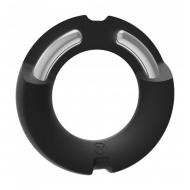Kink Hybrid Silicone Covered Metal Cock Ring 35mm
