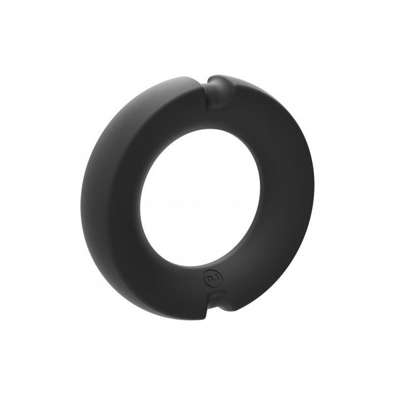 Kink Hybrid Silicone Covered Metal Cock Ring 45mm