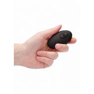 Remote Controlled E-Stim & Vibrating G/P-Spot Vibrator - Black