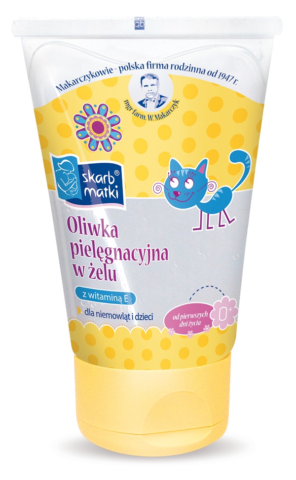 Oliwka pielęgnacyjna w żelu z witaminą E dla niemowląt i dzieci 125ml