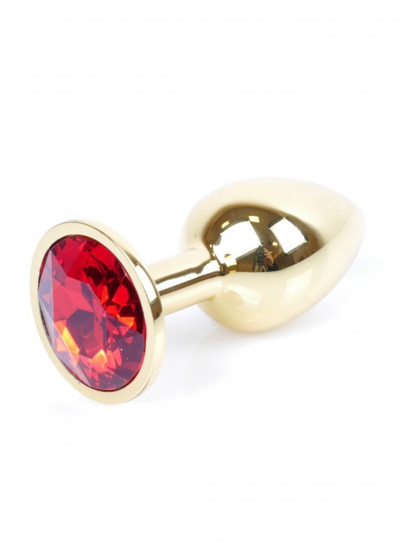 Plug-Jewellery Gold PLUG- Red