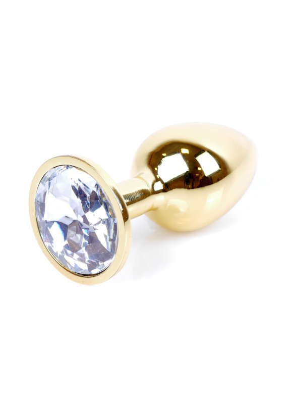 Plug-Jewellery Gold PLUG- Clear