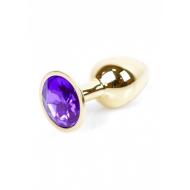 Plug-Jewellery Gold PLUG- Purple