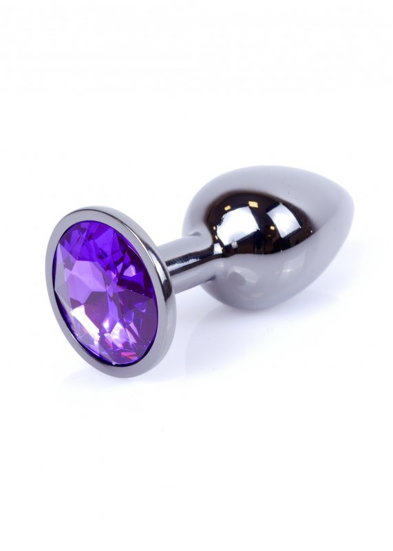 Plug-Jewellery Dark Silver PLUG- Purple