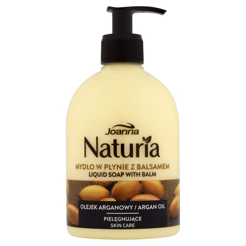 Naturia mydło w płynie z balsamem Olejek Arganowy 500ml Naturia mydło w płynie z balsamem Olejek Arganowy 500ml