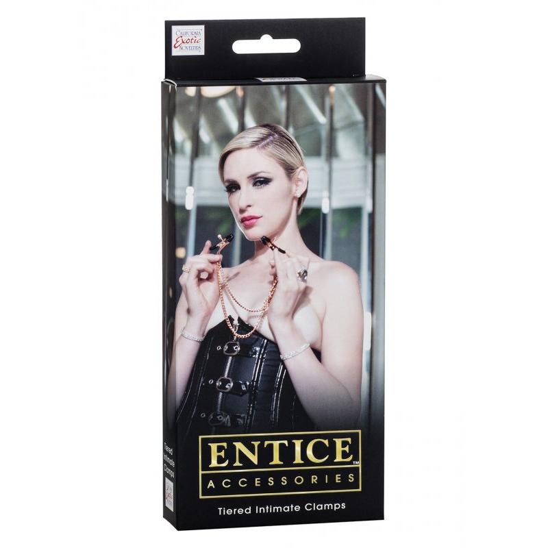 Stymulator-ENTICE TIERED INTIMATE CLAMPS