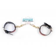 Fetish Boss Series Handcuffs with cristals 3 cm Red Line