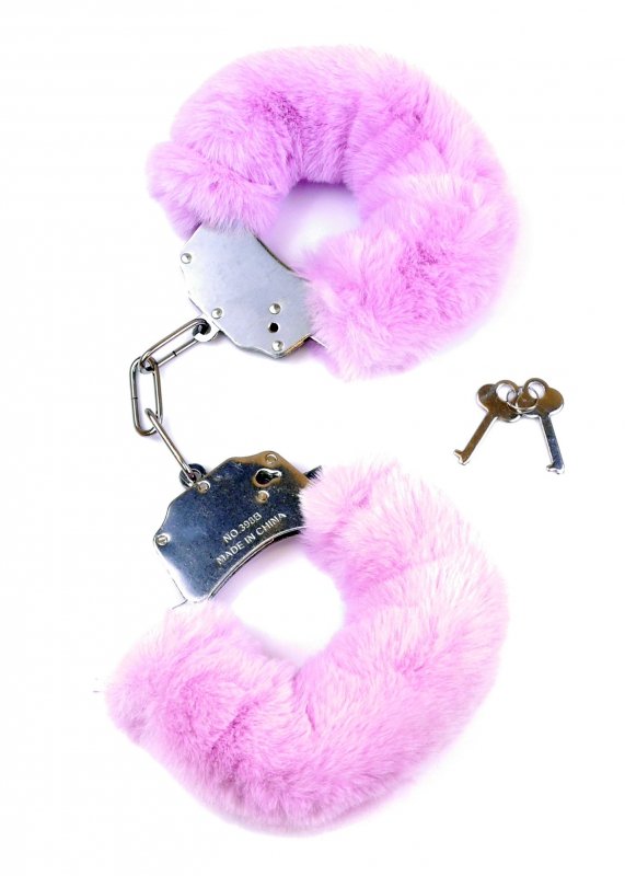 Kajdanki Fetish Boss Series- Furry Cuffs Purple