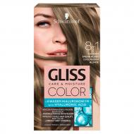 Gliss Color krem koloryzujący do włosów 8-1 Chłodny Średni Brąz