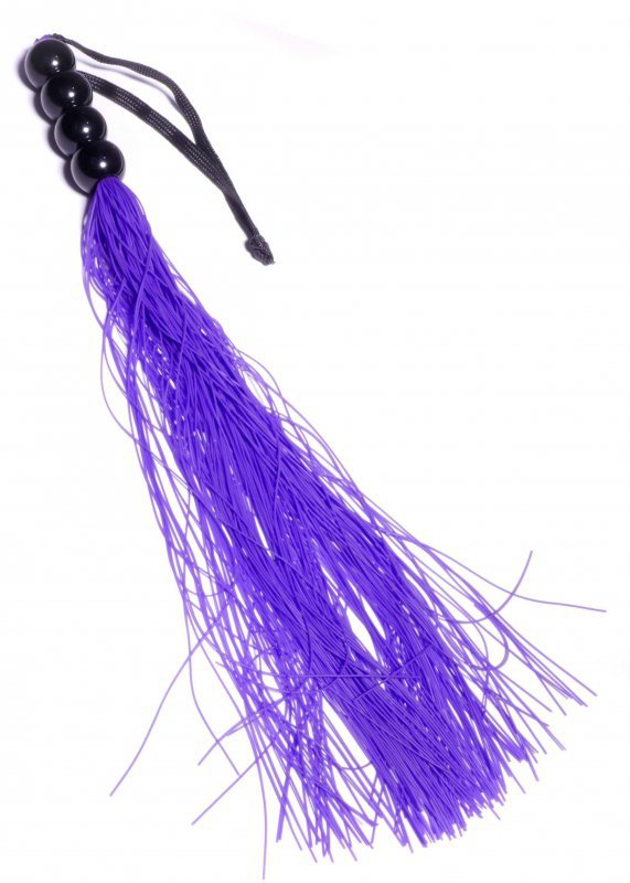Silicone Whip Purple 14&quot - Fetish Boss Series