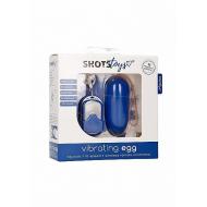 10 Speed Remote Vibrating Egg - Big - Blue