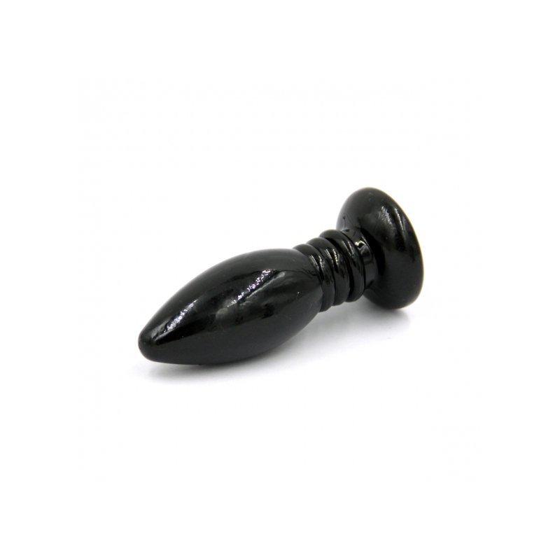 Rocket drill 3,4 inch black  anal plug 3,4 inch / 8,7 cm