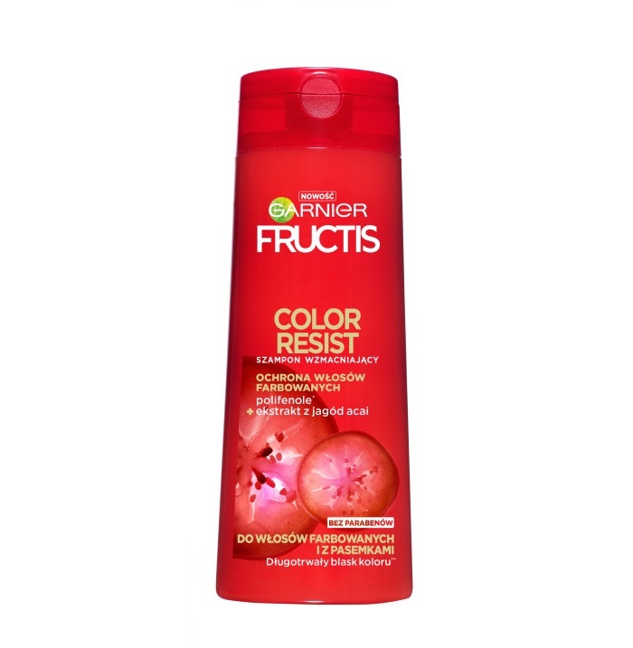 Fructis Color Resist szampon wzmacniający do włosów farbowanych i z pasemkami 250ml