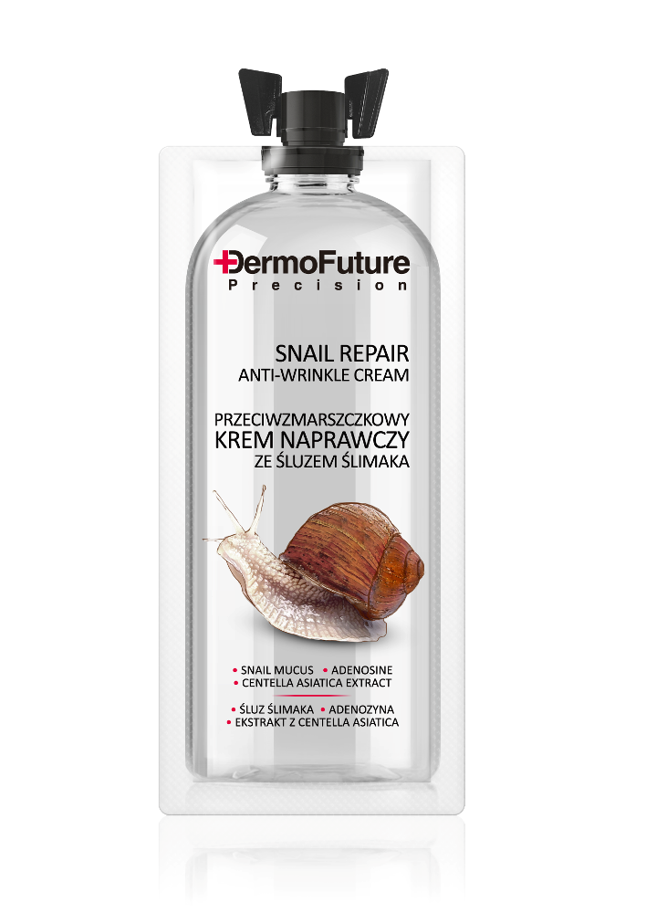 Snail Repair Anti-Wrinkle Face Cream przeciwzmarszczkowy krem naprawczy ze śluzem ślimaka 12ml