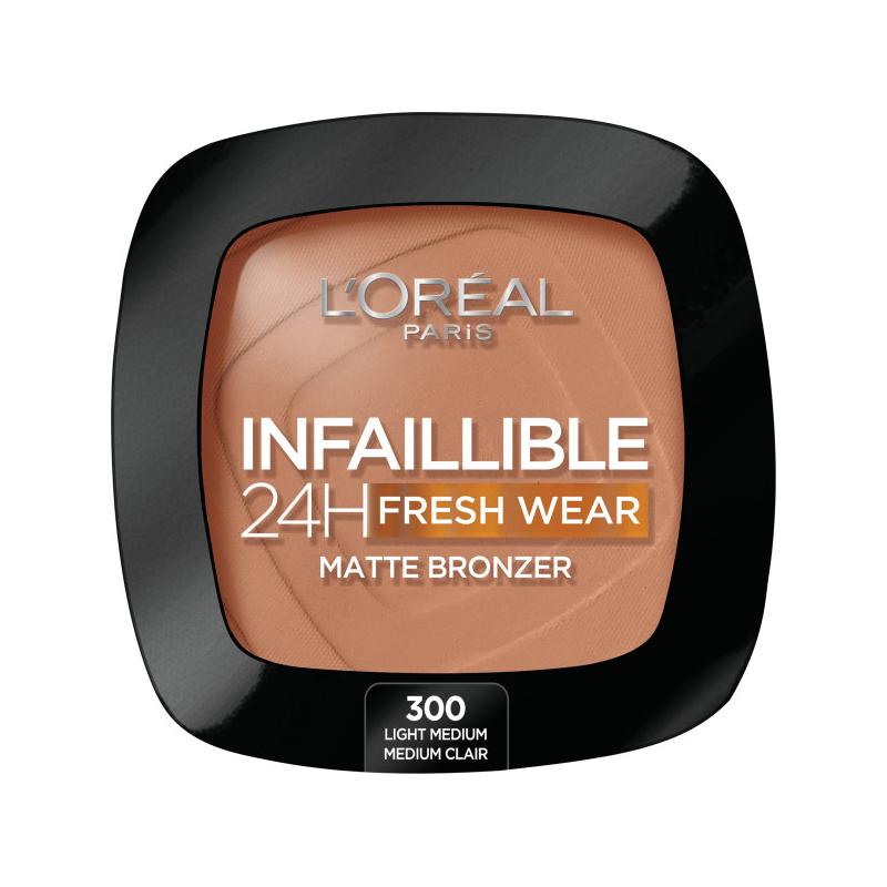 Infaillible 24H Fresh Wear Soft Matte Bronzer matujący bronzer do twarzy 300 Light Medium 9g