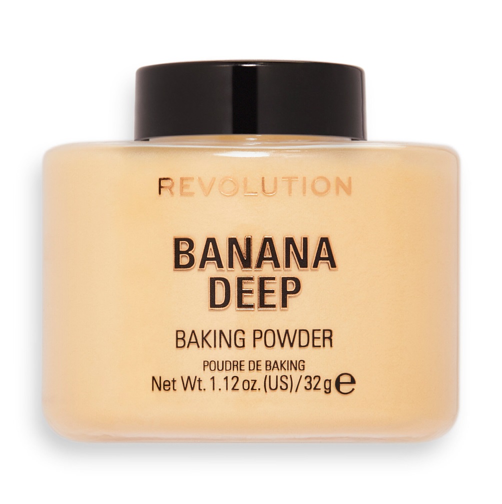 Makeup Revolution Baking Powder puder sypki odcień Banana Deep 32 g