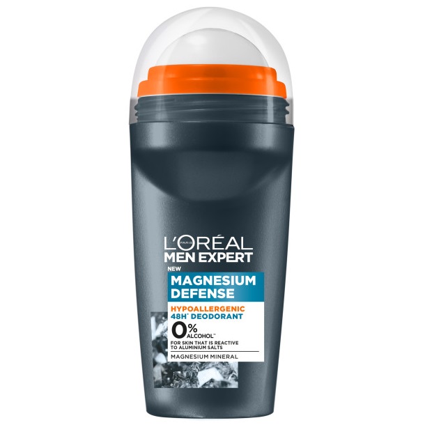 L’Oréal Paris Men Expert Magnesium Defence dezodorant roll-on dla mężczyzn 50 ml