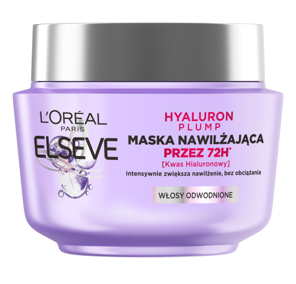 L’Oréal Paris Elseve Hyaluron Plump maska do włosów z kwasem hialuronowym 300 ml