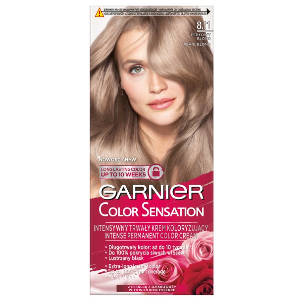 Garnier Color Sensation farba do włosów odcień 8.11 Perłowy Blond 1 szt.