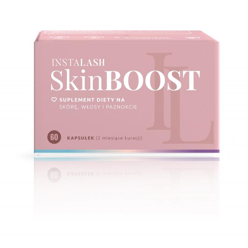 SkinBoost suplement diety na skórę włosy rzęsy i paznokcie 60 kapsułek