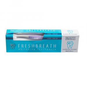 Freshbreath Whitening Toothpaste wybielająca pasta do zębów 100ml + szczoteczka do zębów