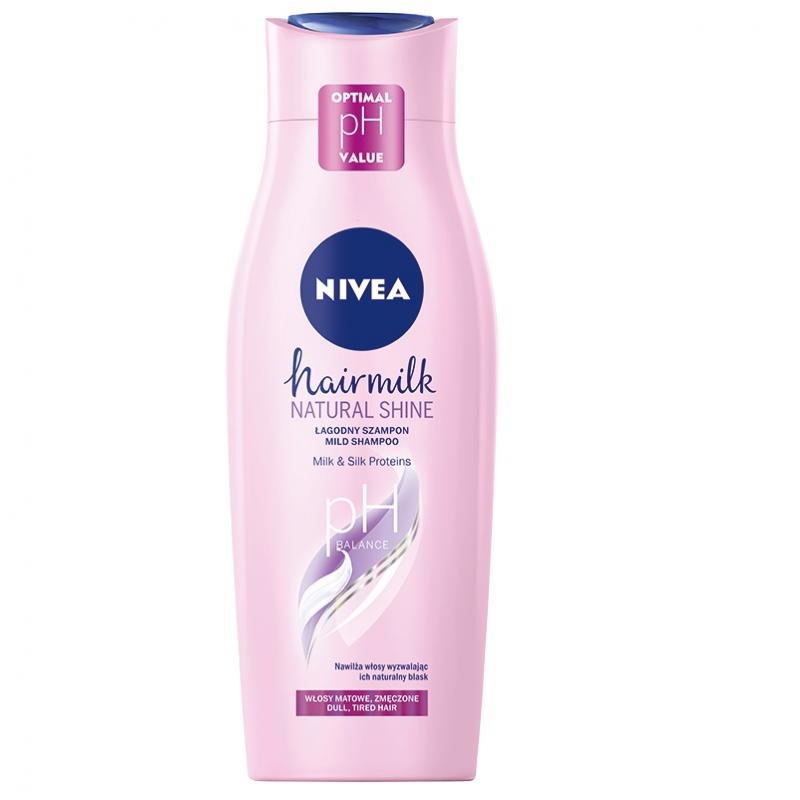 Hairmilk Natural Shine łagodny szampon pielęgnujący do włosów matowych 400ml
