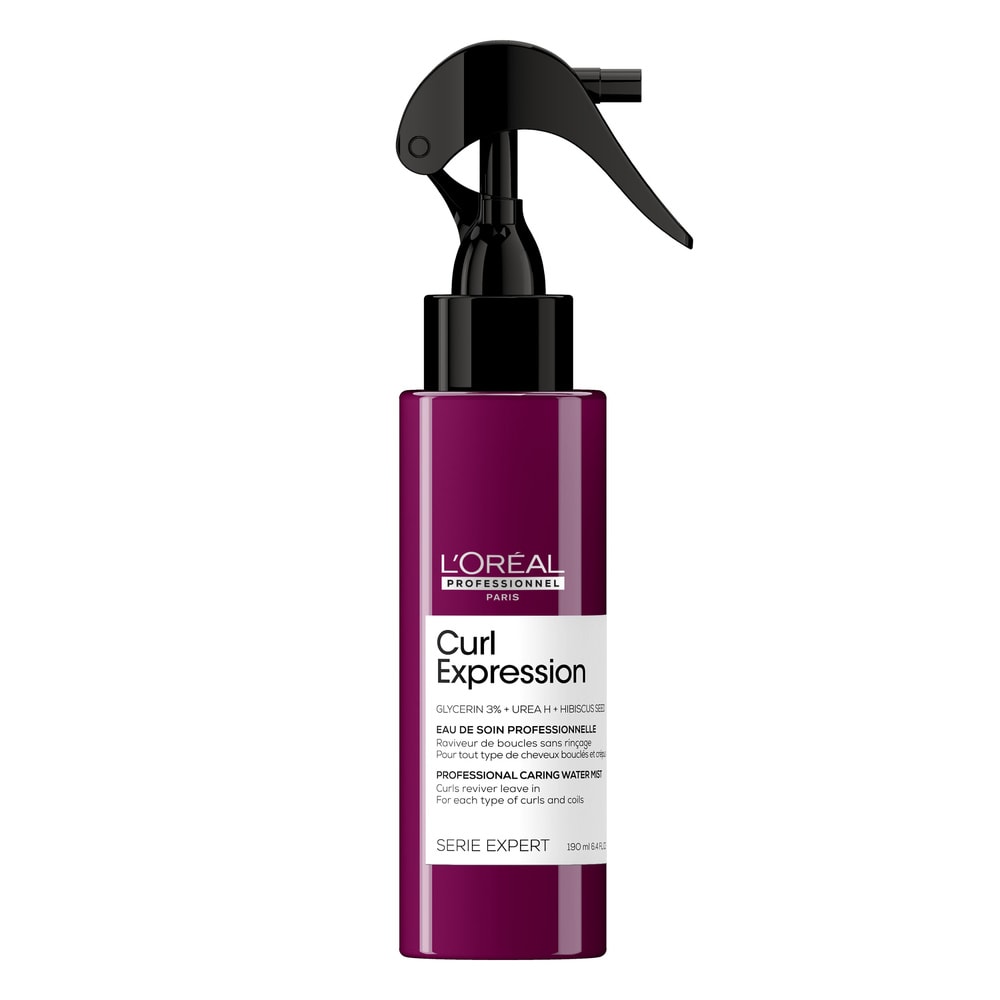 Serie Expert Curl Expression Caring Water Mist nawilżająca mgiełka podkreślająca skręt loków 190ml