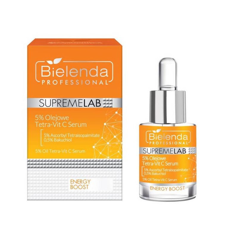 SupremeLab Energy Boost 5 % olejowe Tetra-Vit C serum 15ml