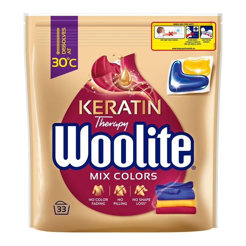 Keratin Therapy Mix Colors kapsułki do prania ochrona koloru z keratyną 33szt